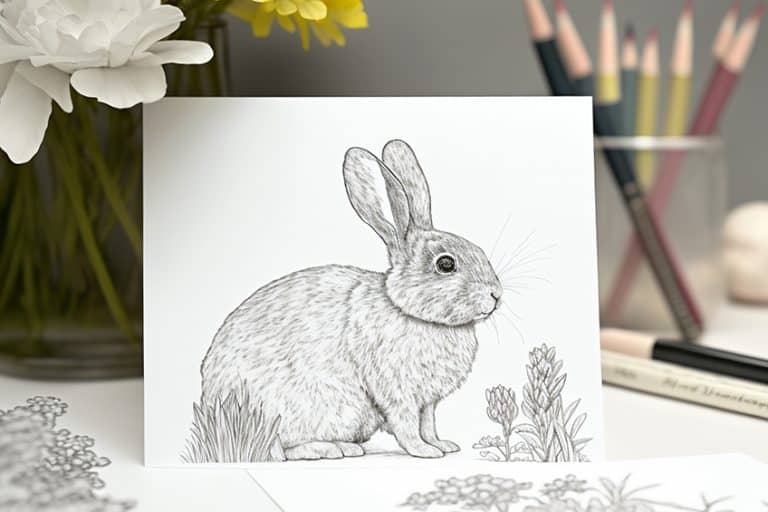 Bunny Coloring Pages – 17 New Rabbit Coloring Sheets