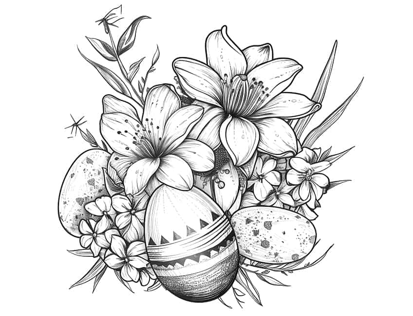 easter coloring page 08