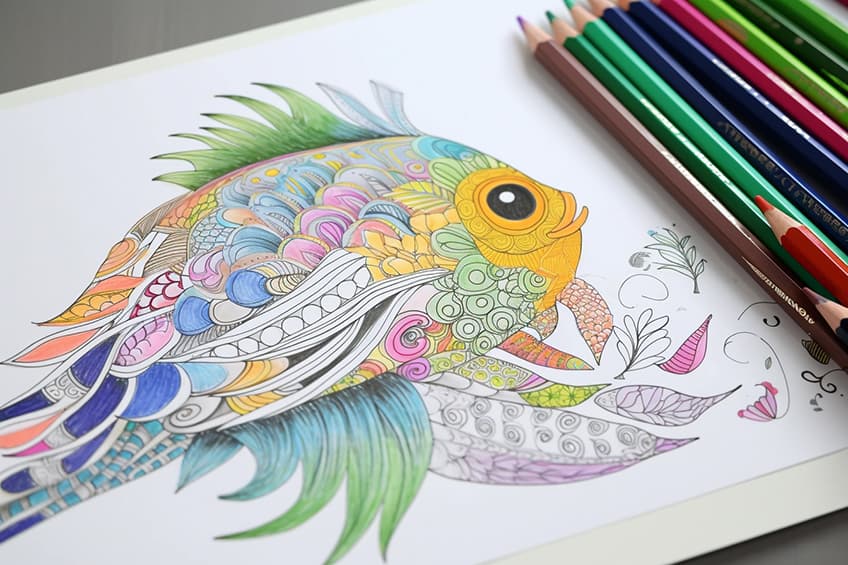 fish coloring sheets