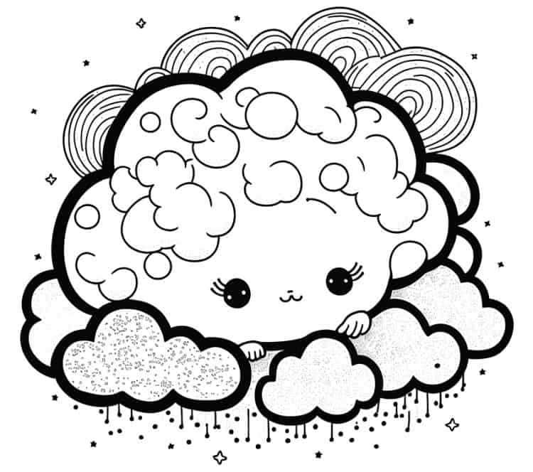 Kawaii Coloring Pages - The cutest Free Kawaii Coloring Sheets