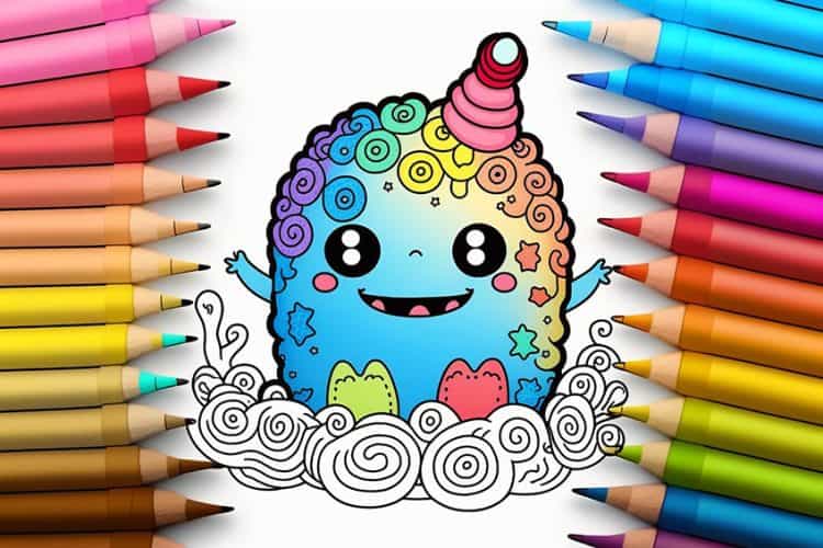 Kawaii Coloring Pages - The cutest Free Kawaii Coloring Sheets