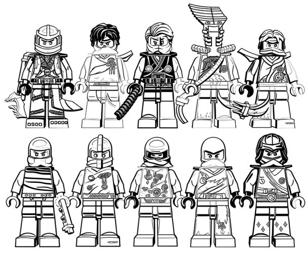 Ninjago Coloring Pages - 40 New and Free Ninjago Printables
