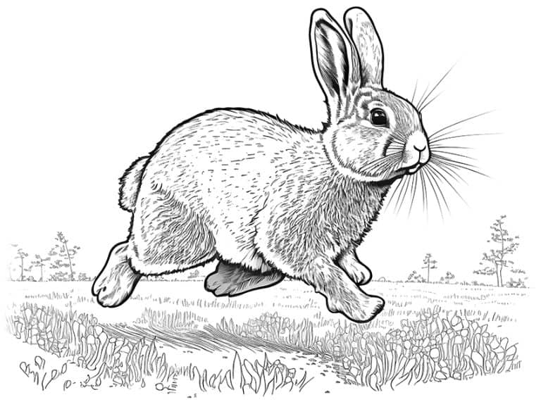 Bunny Coloring Pages - 17 New Rabbit Coloring Sheets