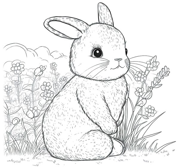 Bunny Coloring Pages - 17 New Rabbit Coloring Sheets
