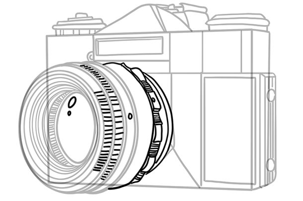 How to Draw a Camera - An Easy Step-by-Step Drawing Tutorial
