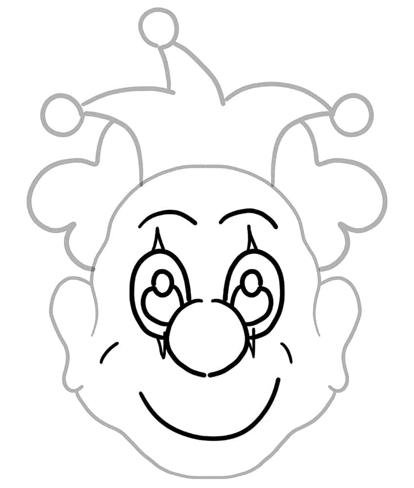 Clown Drawing 03