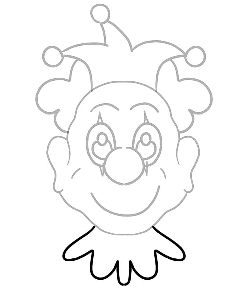 Clown Drawing 04