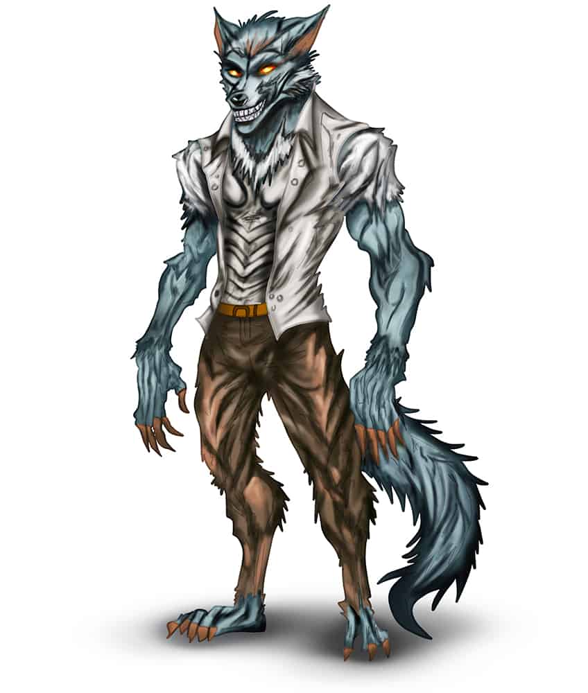 Drawing of a Werewolf 32