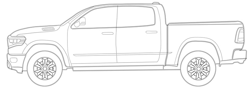 Easy Truck Drawing 08