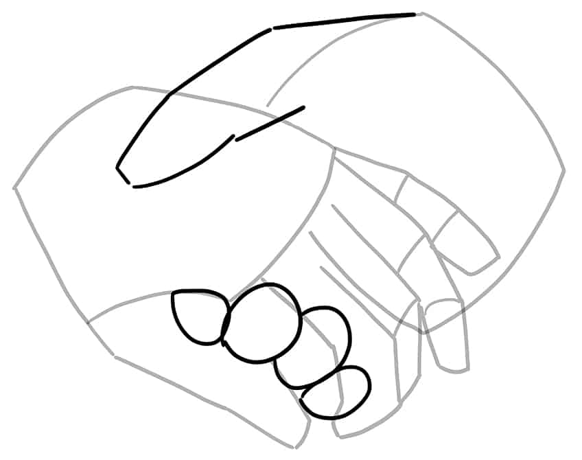 Holding Hands Drawing 03