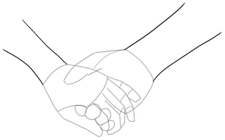 How to Draw Holding Hands - An Easy Step-by-Step Guide