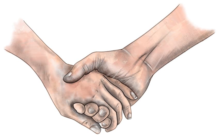 Holding Hands Sketch 10