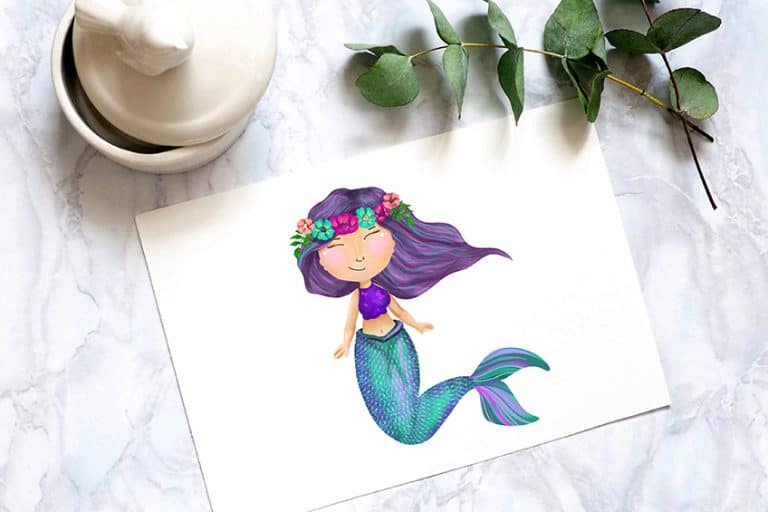 How to Draw a Mermaid – Create a Beautiful Mermaid Sketch
