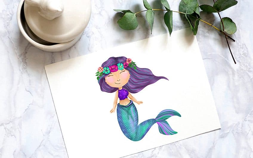 The little mermaid - Dominika - Drawings & Illustration, Childrens Art,  Disney - ArtPal