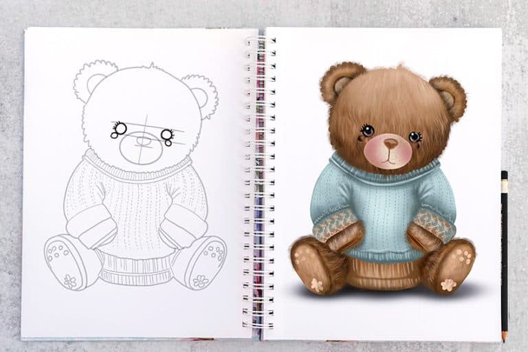 How to Draw a Teddy Bear – Create a Cuddly Teddy Bear Drawing