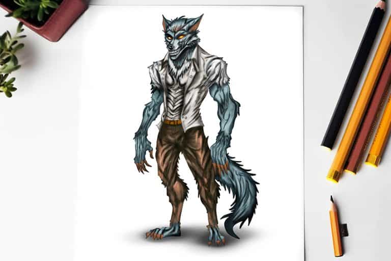 How to Draw a Werewolf – Create a Ferocious Werewolf Sketch