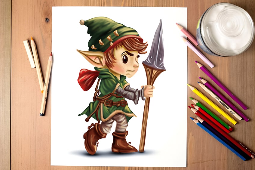 How to Draw an Elf