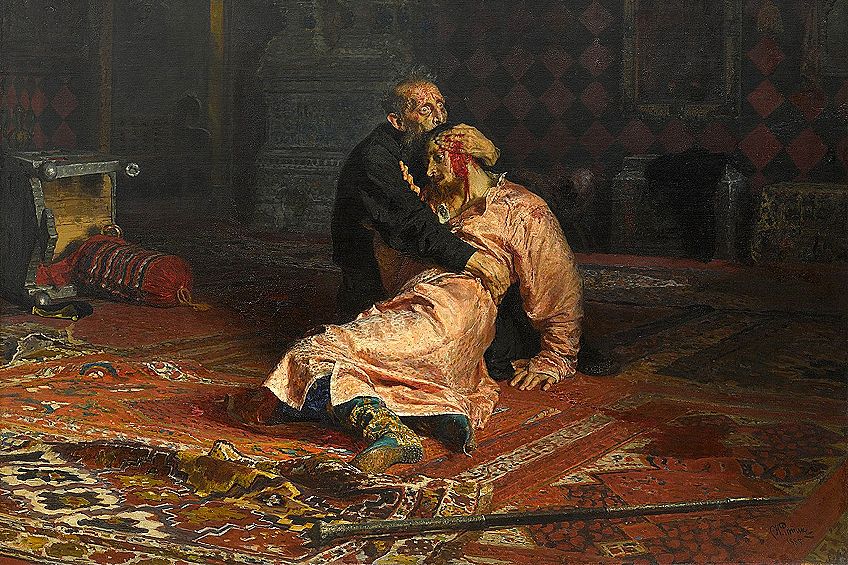 Ivan the Terrible and His Son by Ilya Repin