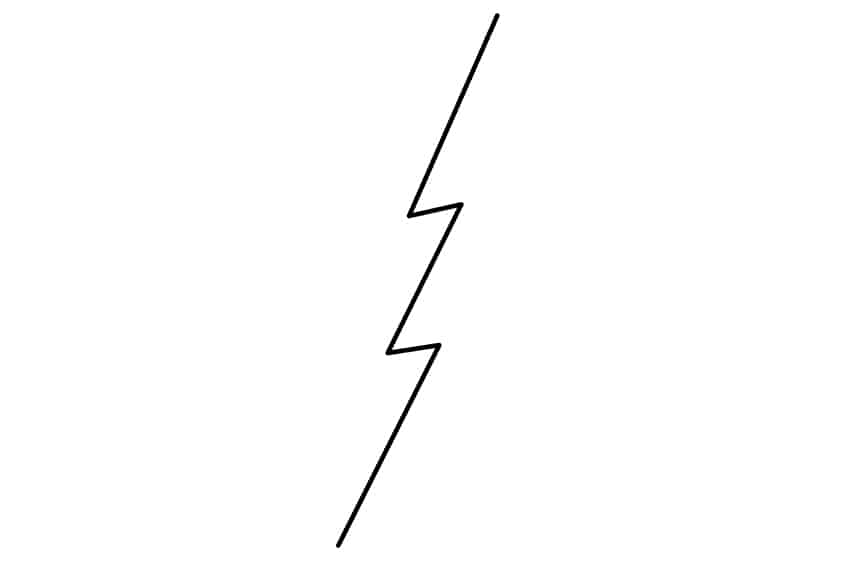 Lightning Bolt Drawing 01