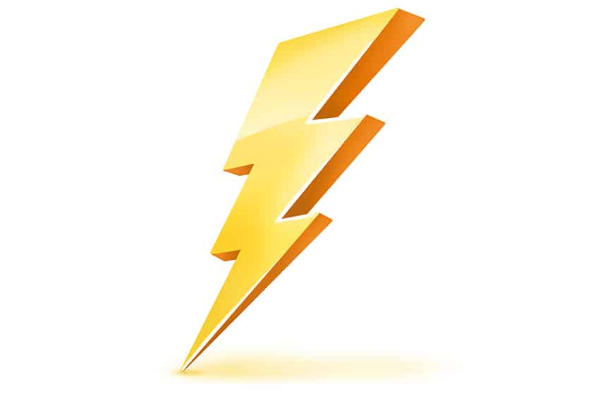 Lightning Bolt Sketch 10