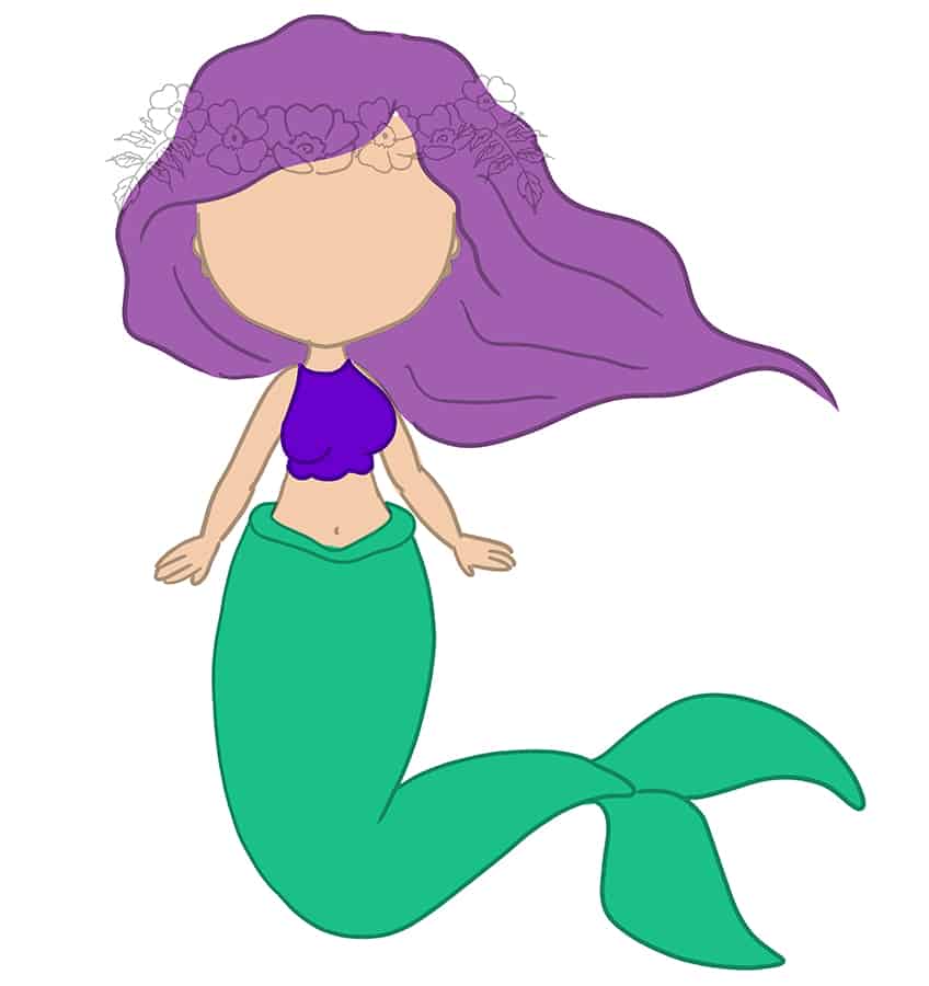 Mermaid Drawing 10