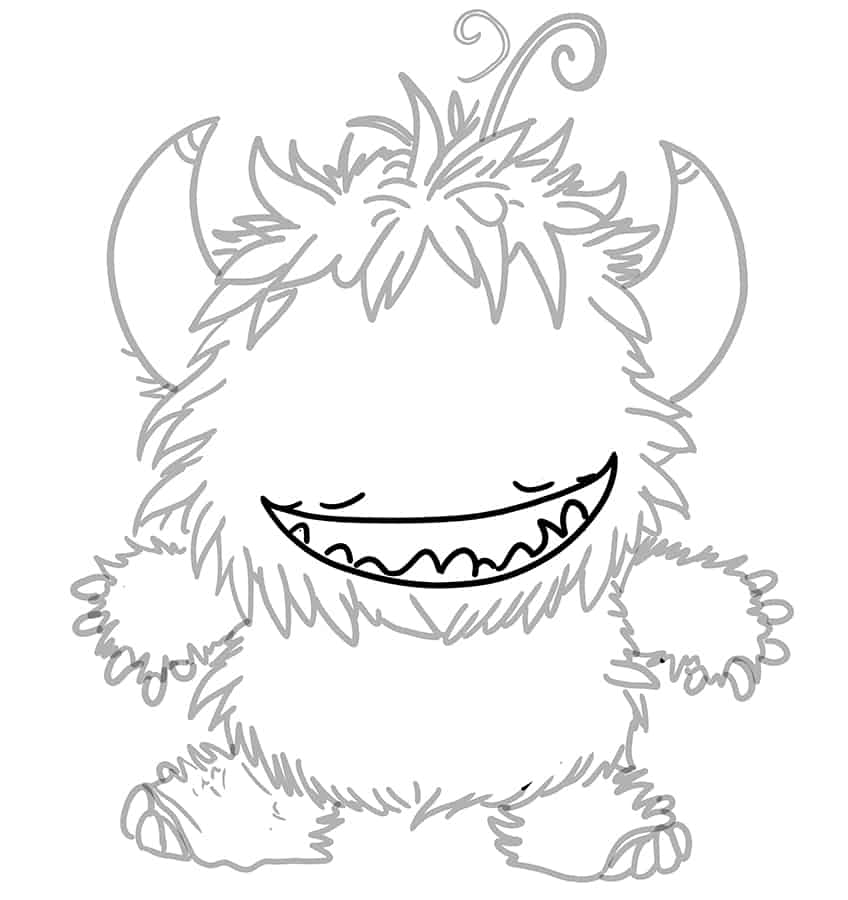 Monster Drawing 09