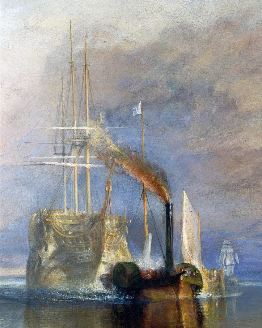 Objects in The Fighting Temeraire Painting Analysis