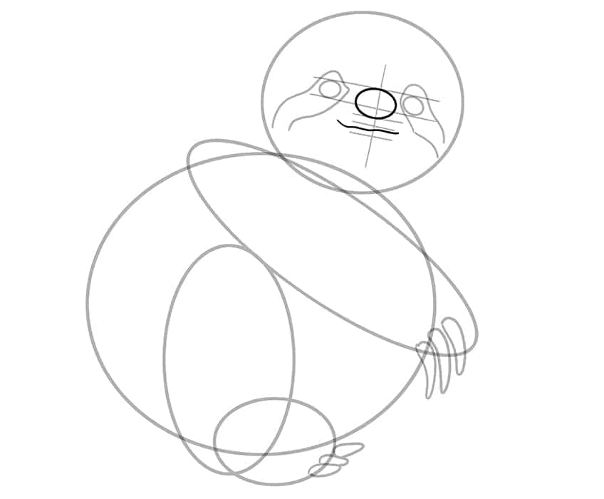 Sloth Drawing 07