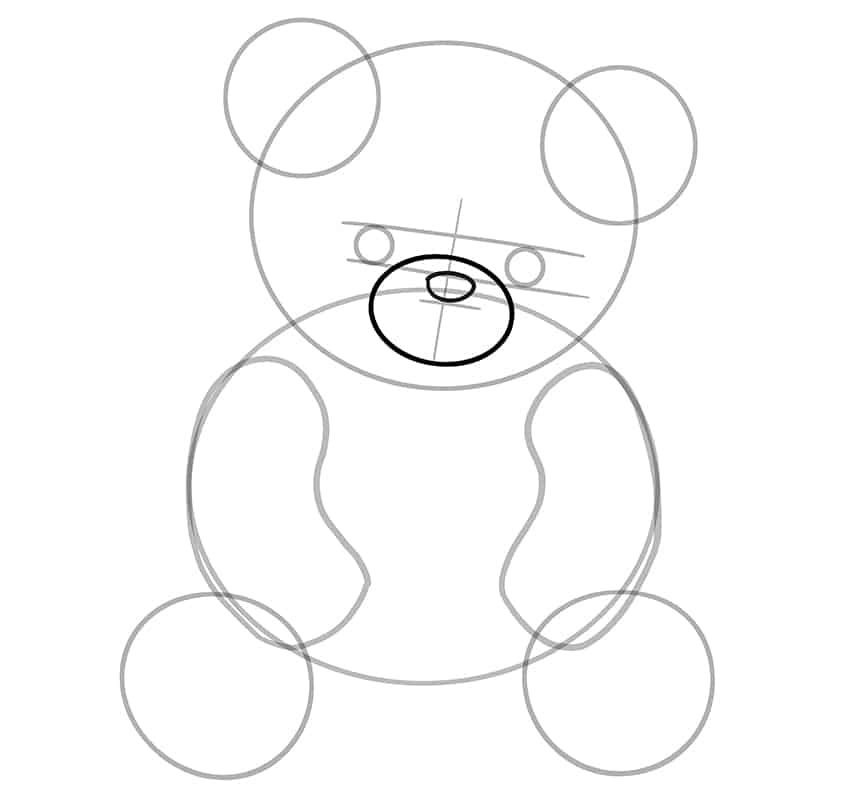Teddy Bear Drawing 08