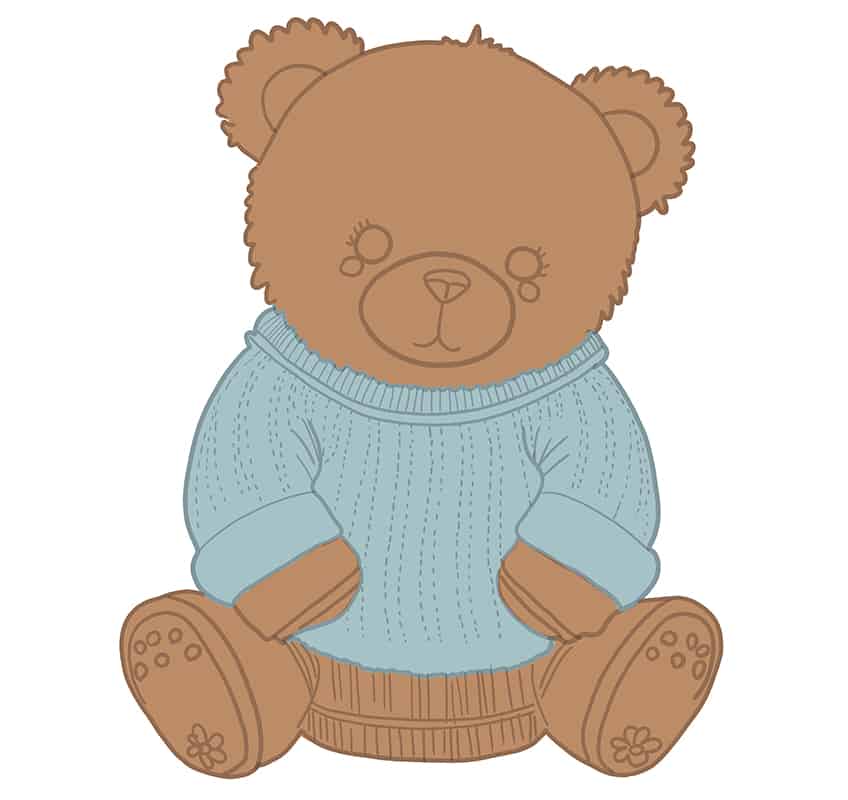 Teddy Bear Drawing 19