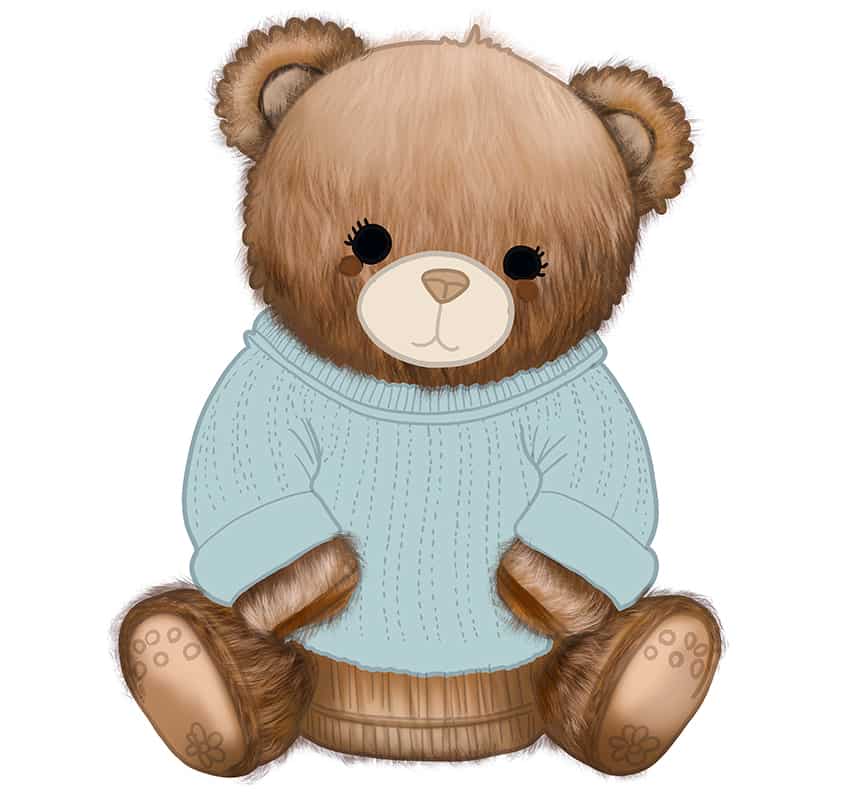 Teddy Bear Drawing 23