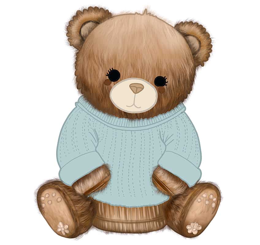 Teddy Bear Drawing 24