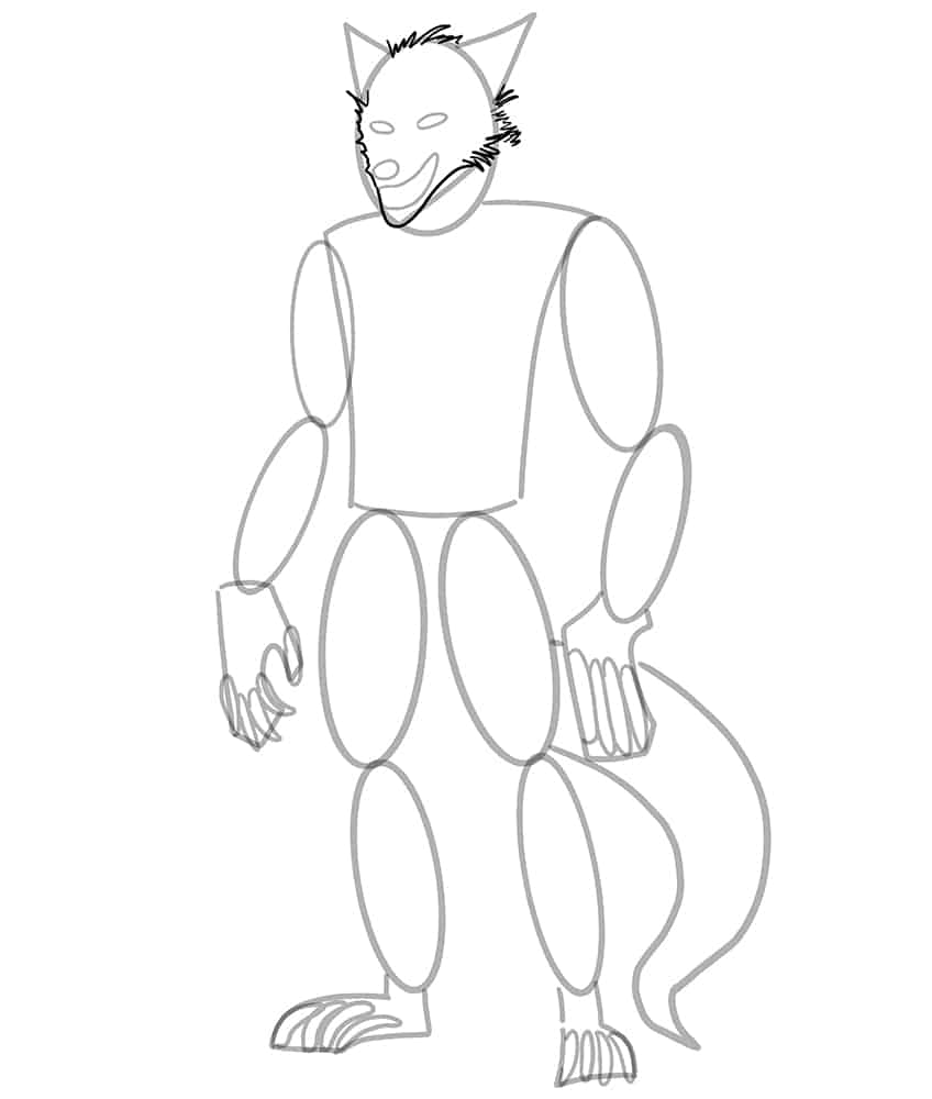 Werewolf Drawing 10