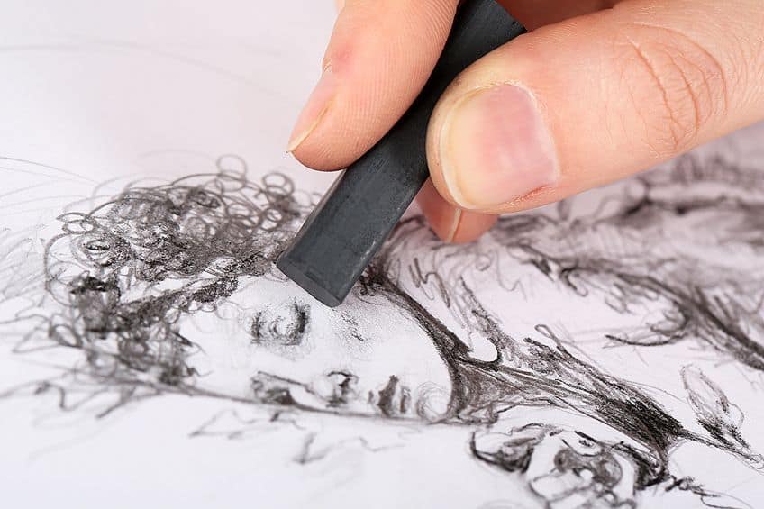 This SelfTaught Artist Draws Female Portraits Entirely By Scribbling 87  Pics  Charcoal art Cool art drawings Art painting
