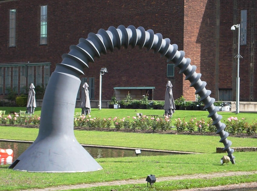 Claes Oldenburg and Coosje van Bruggen, Dropped Cone, 2001 - ELEPHANT