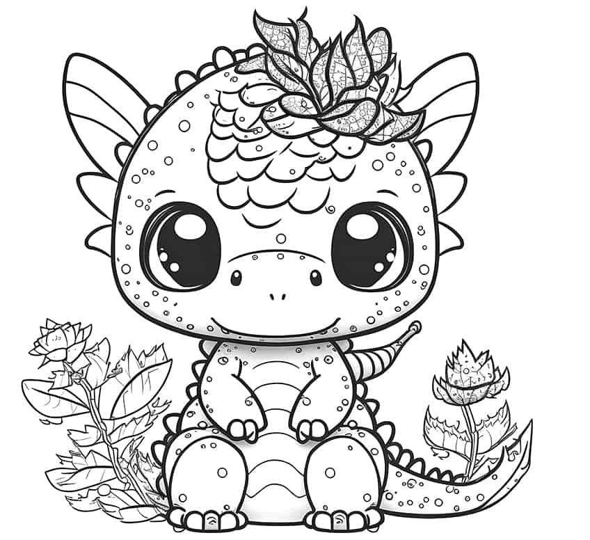 baby animal coloring page 09