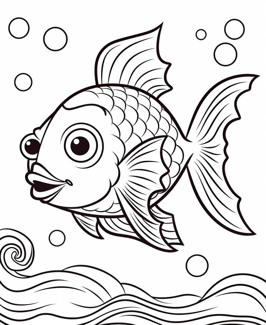 cute animal coloring page 18