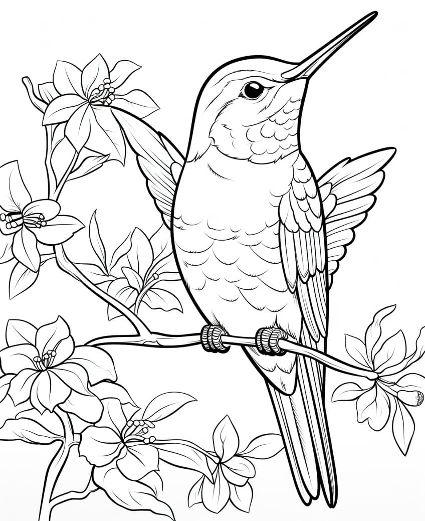 cute animal coloring page 24