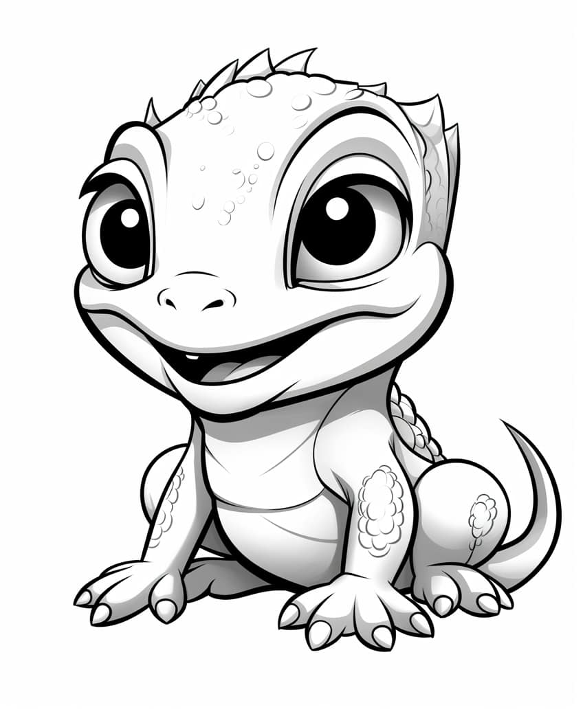 cute animal coloring page 28