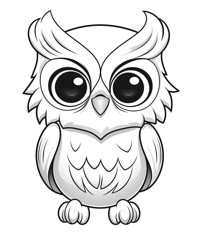 cute animal coloring page 33