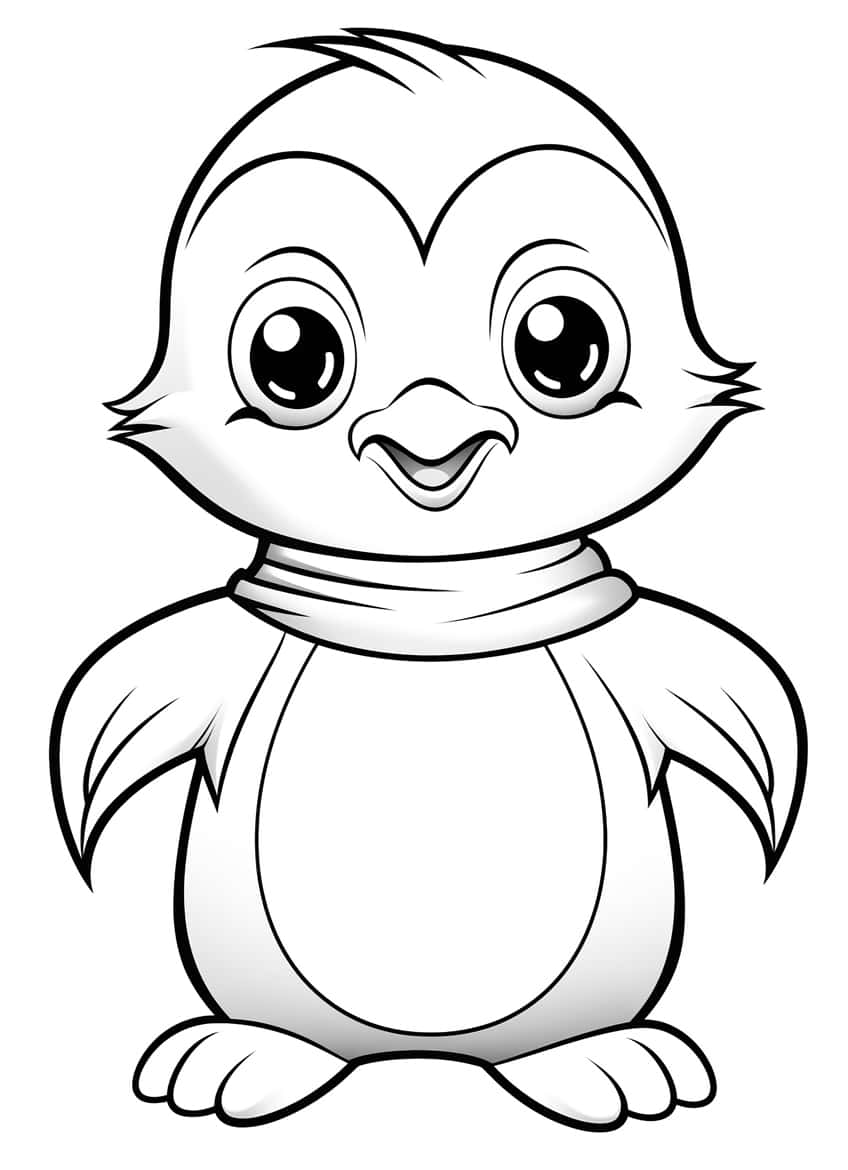 cute animal coloring page 36