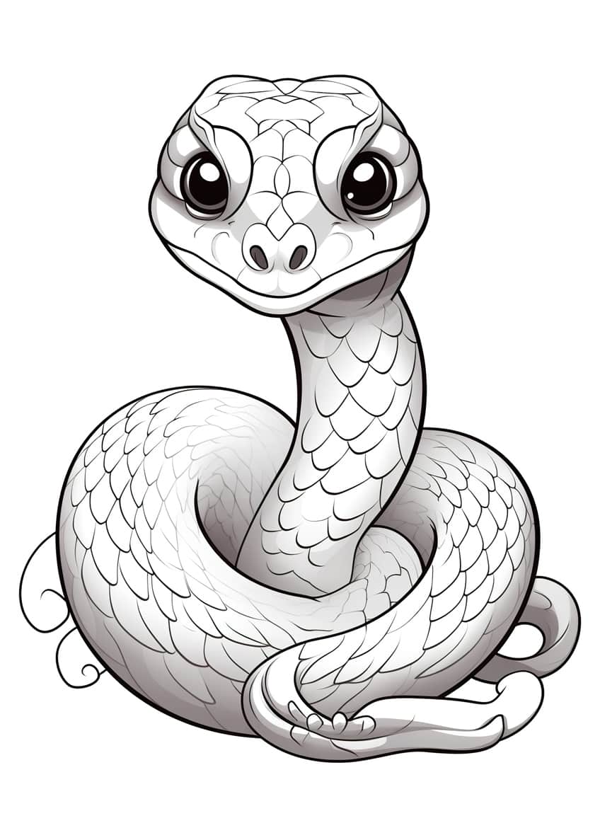 cute animal coloring page 43