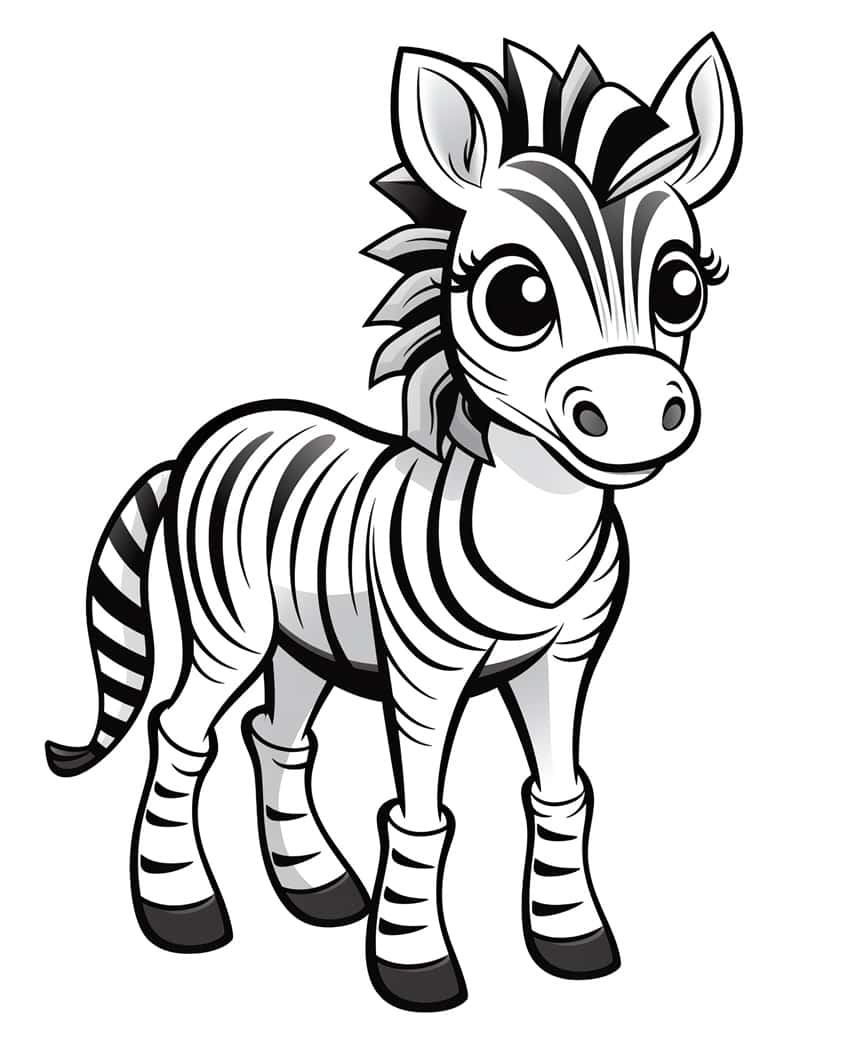 cute animal coloring page 51