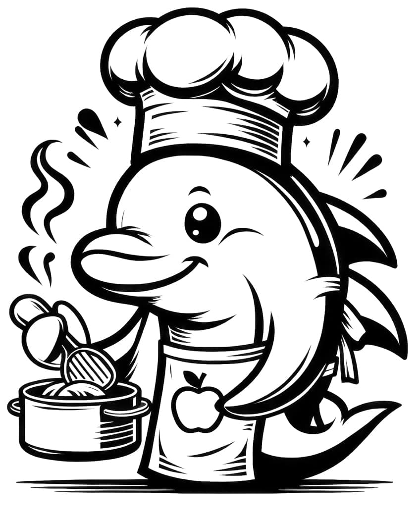 dolphin coloring sheet 01