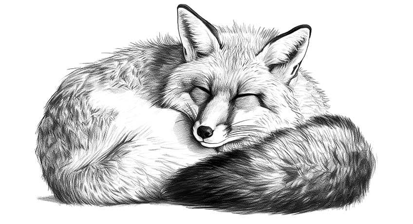 fox coloring page 11