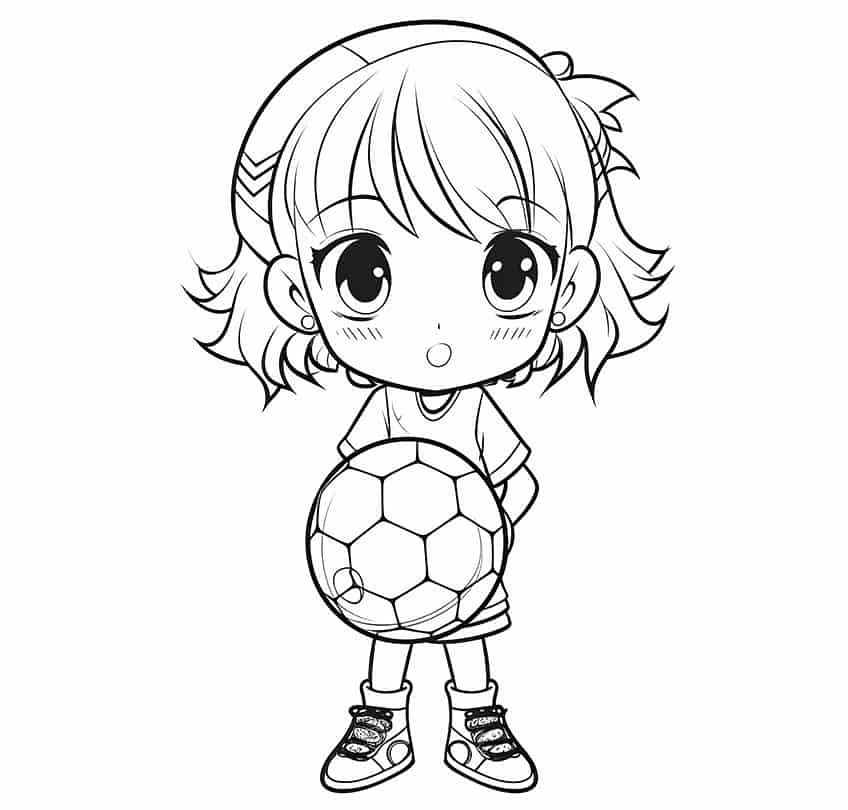 soccer coloring page 05