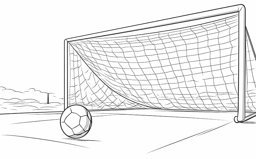 soccer coloring page 10