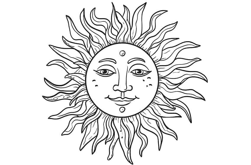 summer coloring page 06