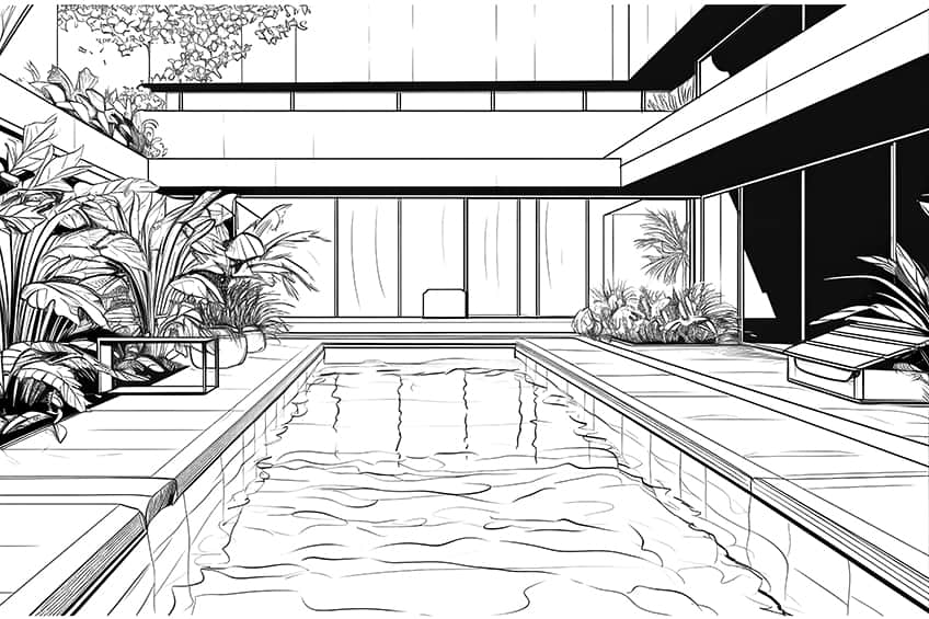 summer coloring page 14