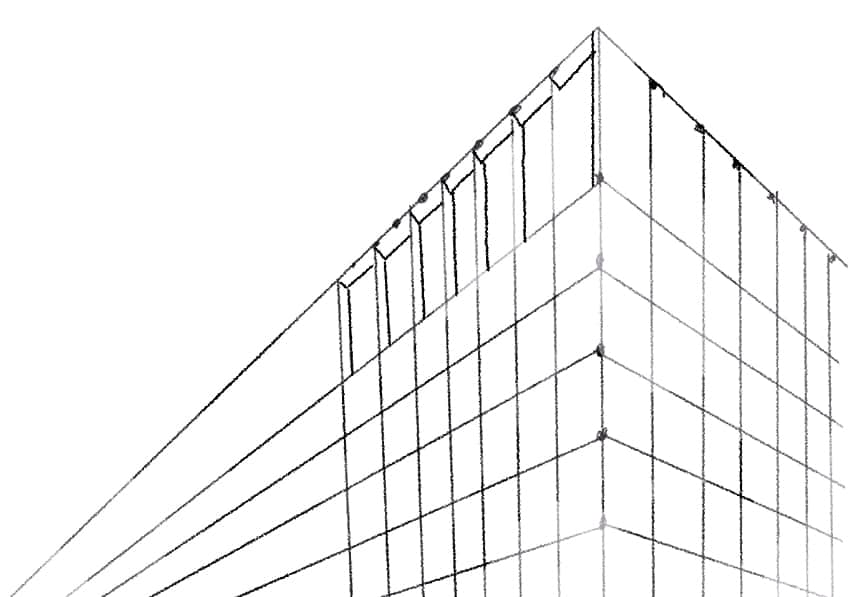 4 point perspective drawing